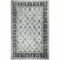Bashian 2 ft. 6 in. x 8 ft. Bradford Collection Transitional Polyester Power Loom Area Rug Ivy & Charcoal B128-IVCHAR-2.6X8-BR108